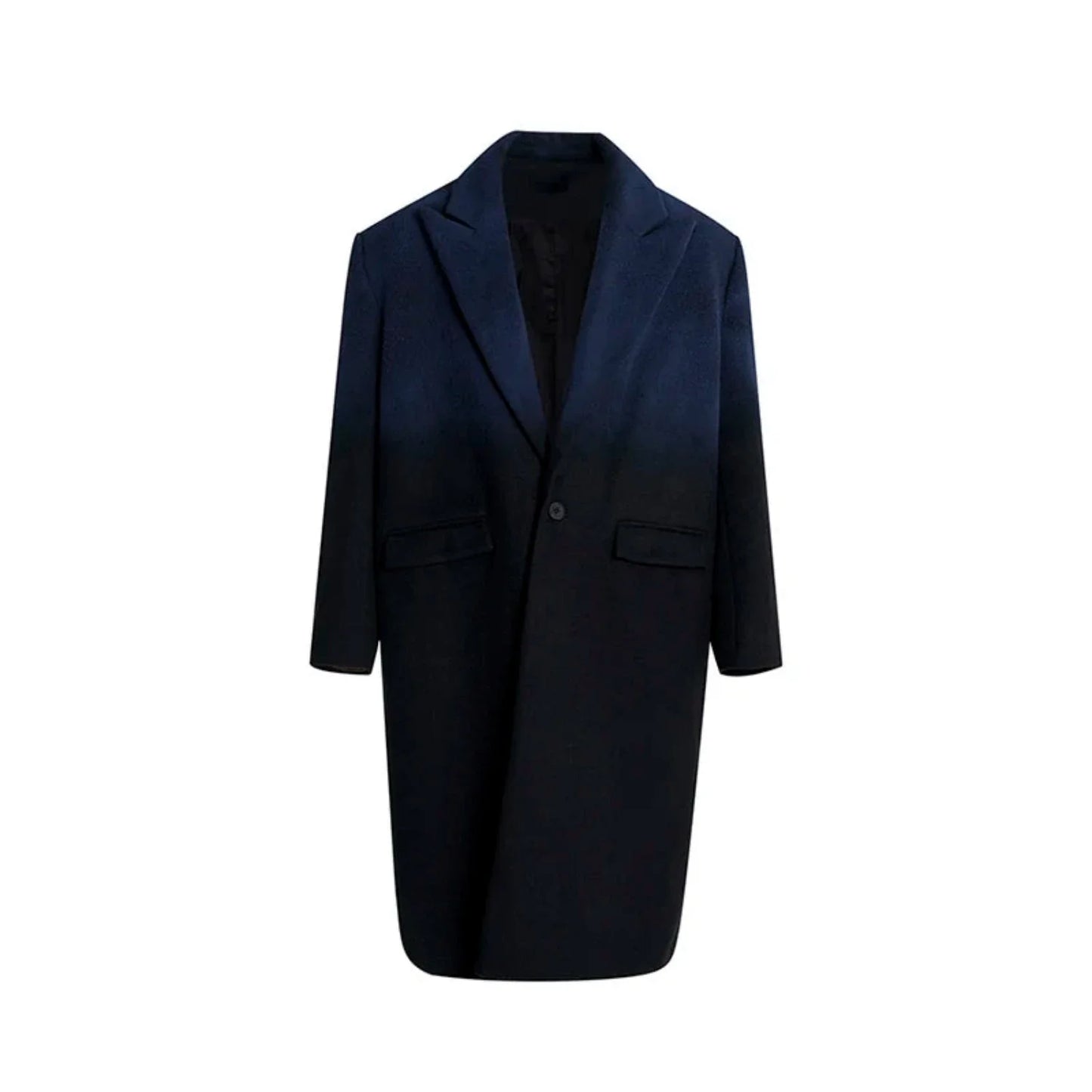 Men's Luxury Streetwear Ombre Trench Coat
