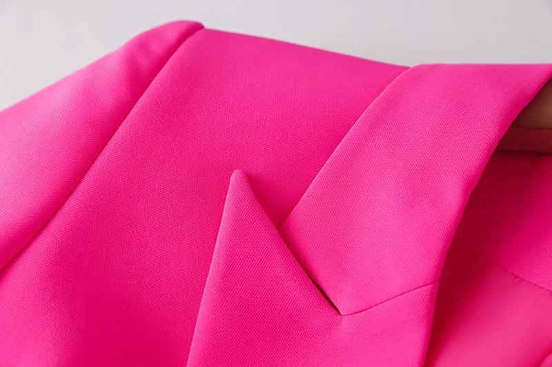 Women's Designer Pink Blazer â€?Professional & Elegant