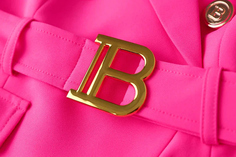 Women's Designer Pink Blazer â€?Professional & Elegant