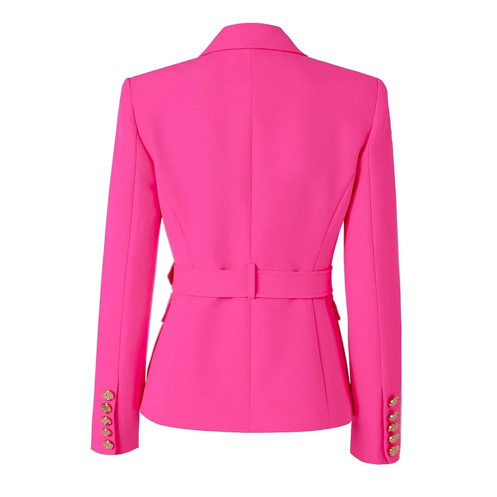 Women's Designer Pink Blazer â€?Professional & Elegant