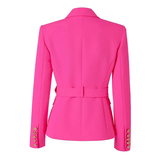 Women's Designer Pink Blazer â€?Professional & Elegant