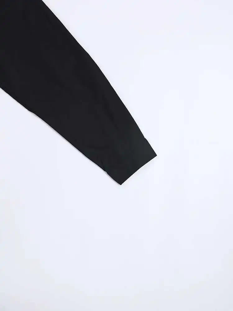 Avant-Garde Asymmetric Hem Tunic Dress