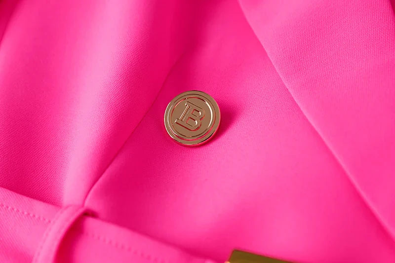 Women's Designer Pink Blazer â€?Professional & Elegant