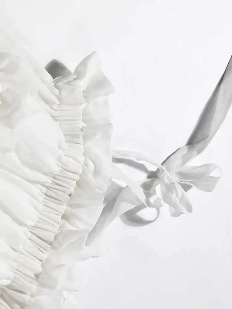 Luxury Ruffle Statement Blouse