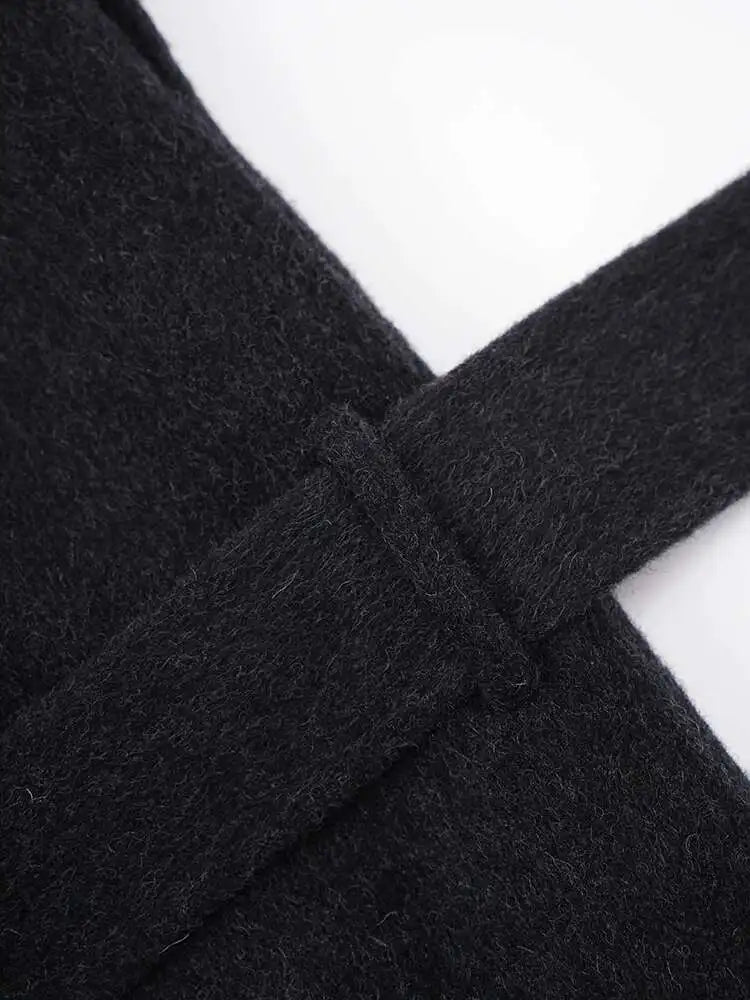 Luxury 70% Wool Belted Coat