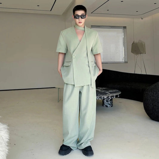 Men's Top And Pants Set - Comfortable & Elegant