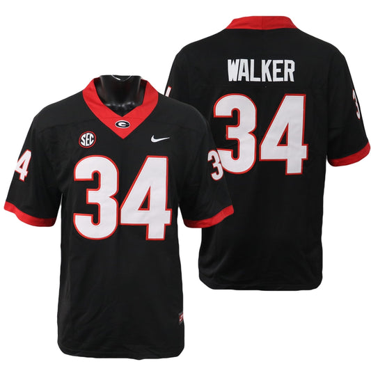 Men's  #34 Herschel Walker Georgia Bulldogs College Football Jersey