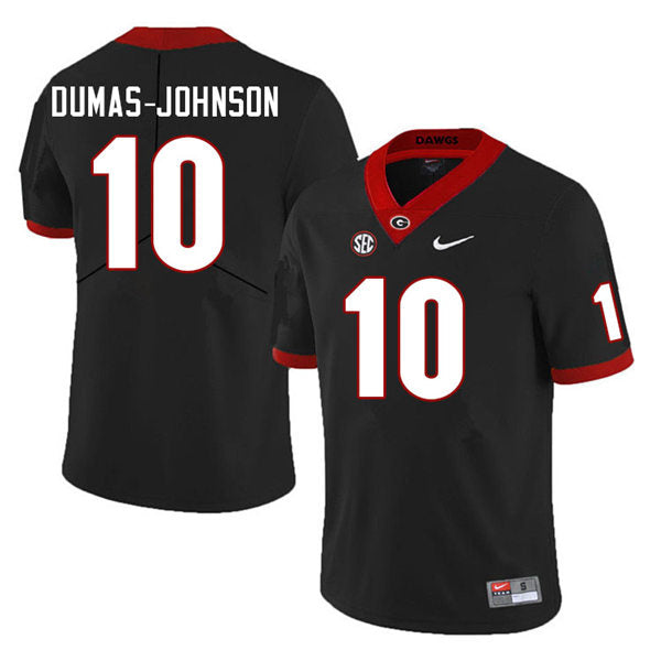 Men's #10 Jamon Dumas-Johnson Georgia Bulldogs College Football Jersey