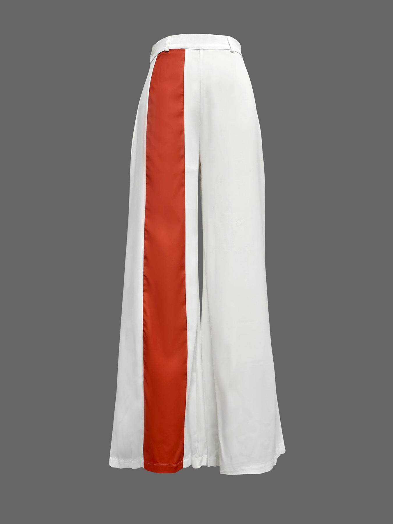 Batwing Sleeves Half Sleeves Solid Color Striped Round-Neck Two Pieces Set