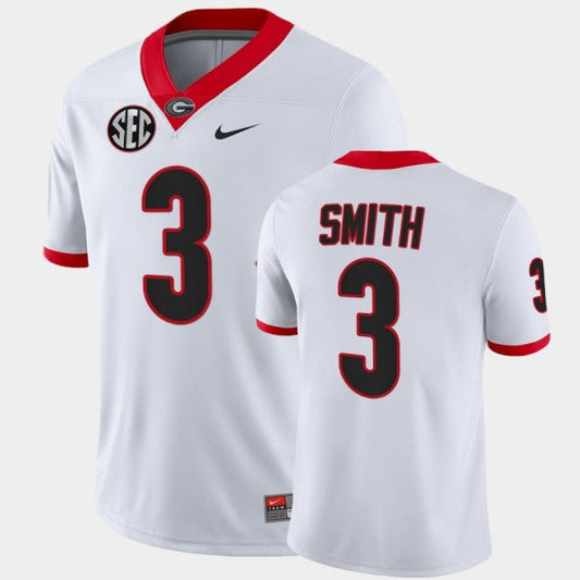 Men's #3 Roquan Smith Georgia Bulldogs Football Jersey