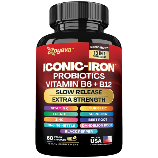 Zoyava™ All-in-One Iconic-Iron Supplement for Wellness & Vitality