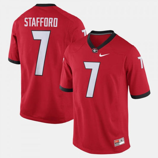 Men's #7 Matthew Stafford Georgia Bulldogs Football Jersey