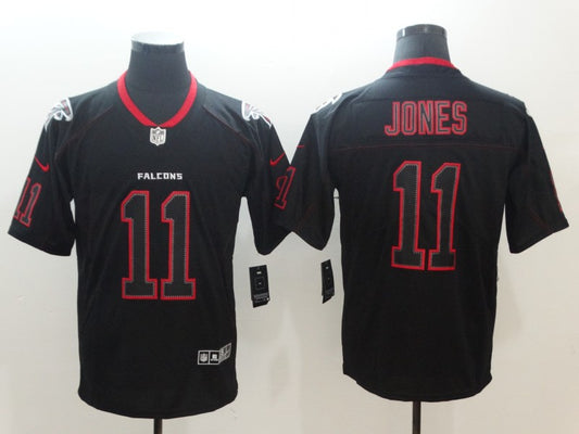 Men’s Atlanta Falcons #11 Julio Jones Black Alternate Jersey
