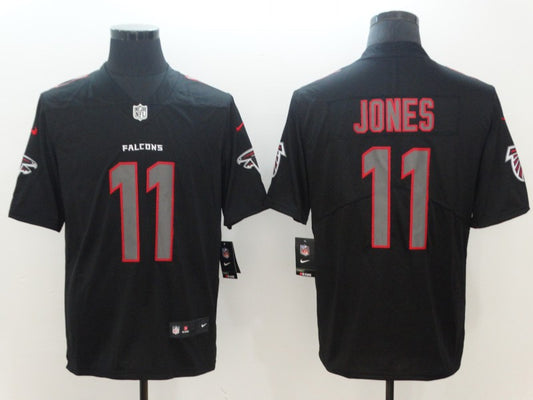Men’s Atlanta Falcons #11 Julio Jones Black Team Jersey