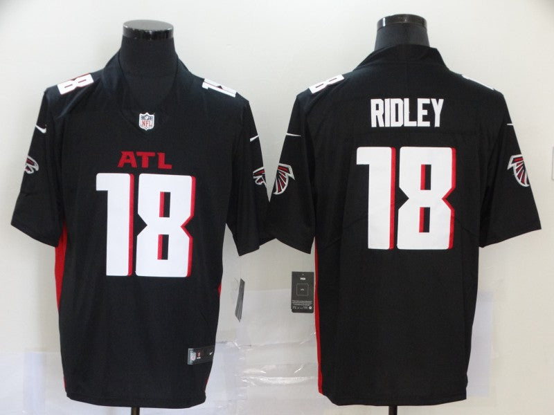 Men’s Atlanta Falcons Calvin Ridley #18 Black Jersey