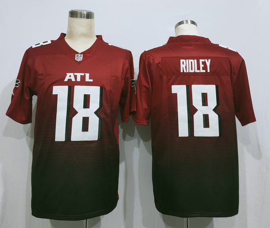 Men’s Atlanta Falcons Calvin Ridley #18 Red 2nd Alternate Jersey
