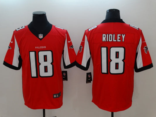 Men’s Atlanta Falcons Calvin Ridley #18 Red Jersey