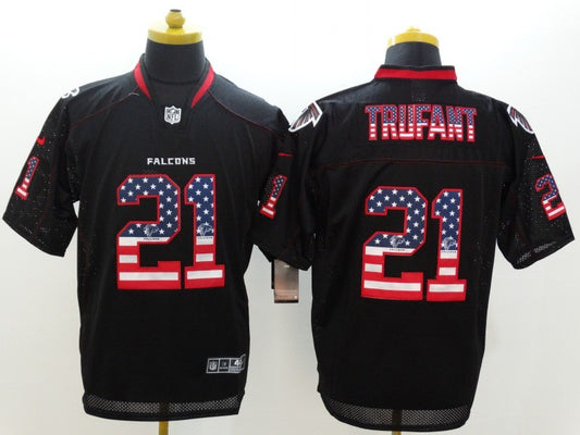 Men’s Atlanta Falcons Desmond Trufant #21 Black Jersey