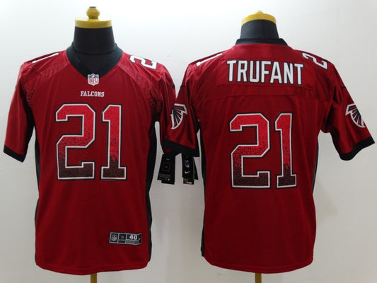 Men’s Atlanta Falcons Desmond Trufant #21 Red Jersey