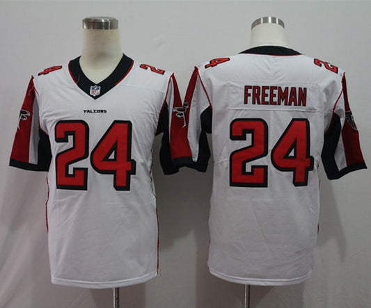 Men’s Atlanta Falcons Devonta Freeman #24 White Jersey