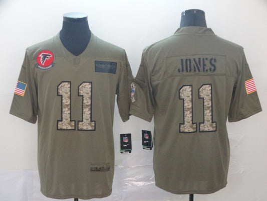 Men’s Atlanta Falcons Julio Jones #11 Brown Alternate Jersey