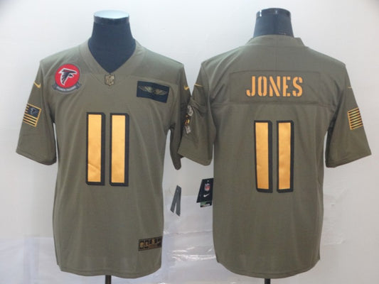 Men’s Atlanta Falcons Julio Jones #11 Brown Jersey