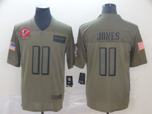 Men’s Atlanta Falcons Julio Jones #11 Brown Jersey