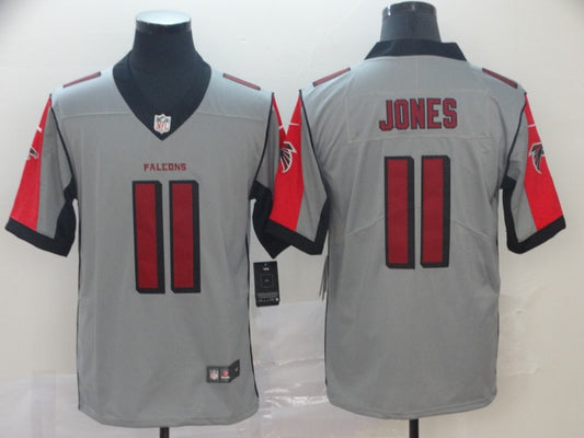 Men’s Atlanta Falcons Julio Jones #11 Gray Inverted Legend Jersey