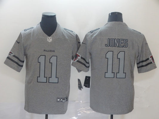 Men’s Atlanta Falcons Julio Jones #11 Gray Jersey