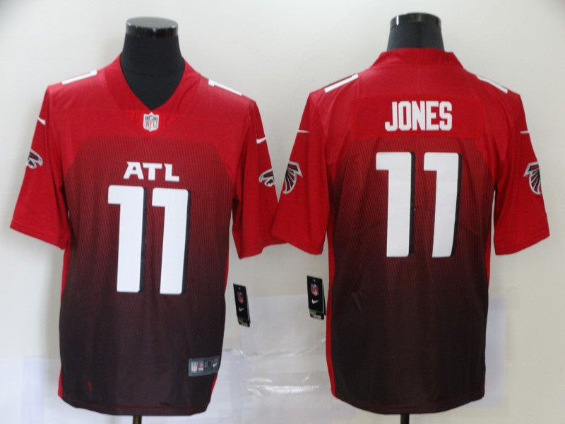 Men’s Atlanta Falcons Julio Jones #11 Red 2nd Alternate Jersey