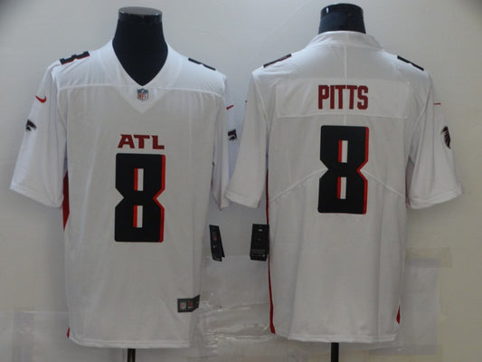 Men’s Atlanta Falcons Kyle Pitts #8 White Jersey