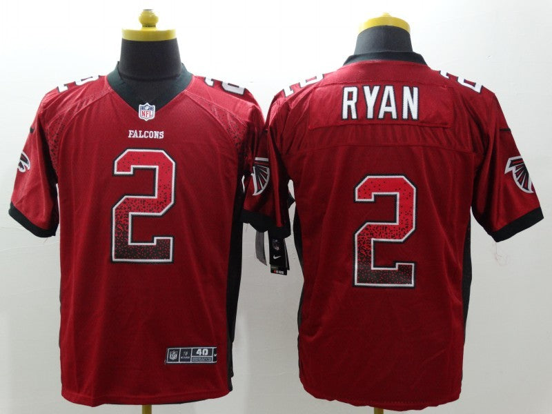 Men’s Atlanta Falcons Matt Ryan #2 Red Jersey