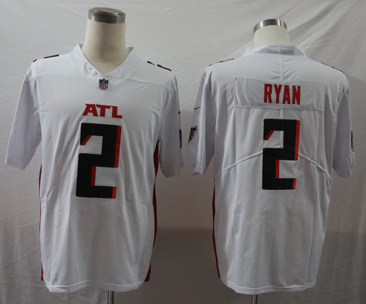 Men’s Atlanta Falcons Matt Ryan #2 White Jersey