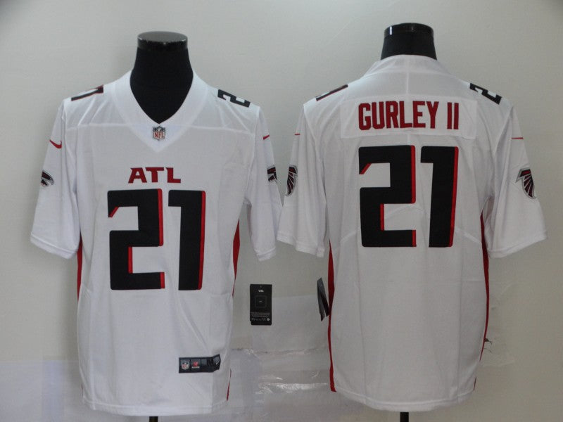 Men’s Atlanta Falcons Todd Gurley II #21 White Jersey