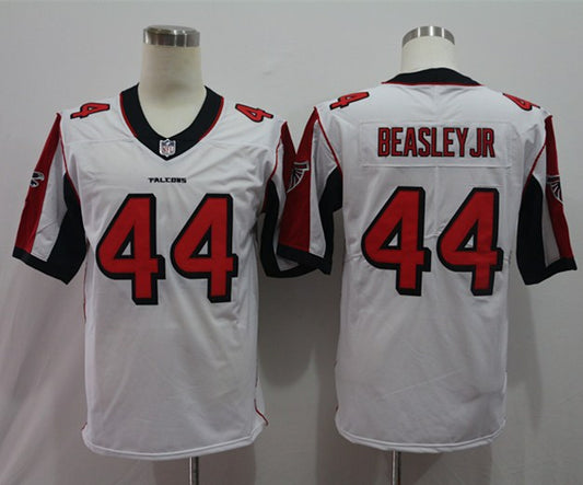 Men’s Atlanta Falcons Vic Beasley Jr #44 White Jersey