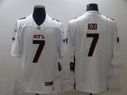 Men’s Atlanta Falcons Younghoe Koo #7 White Jersey