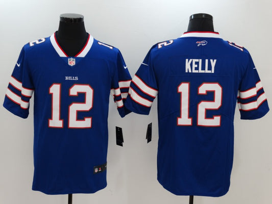 Men’s Buffalo Bills Jim Kelly #12 Blue Jersey