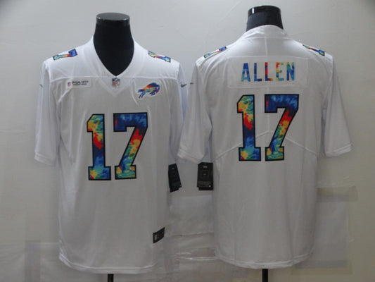 Men’s Buffalo Bills Josh Allen #17 White Jersey
