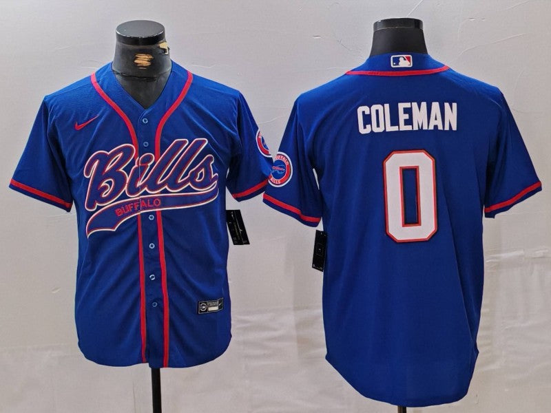 Men’s Buffalo Bills Keon Coleman #0 Royal Jersey