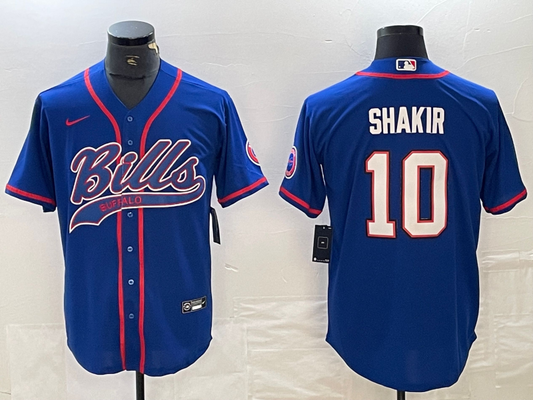 Men’s Buffalo Bills Khalil Shakir #10 Royal Jersey Joint Edition