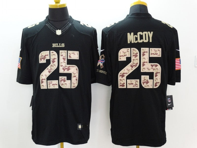 Men’s Buffalo Bills LeSean McCoy #25 Black Jersey