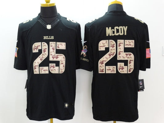 Men’s Buffalo Bills LeSean McCoy #25 Black Jersey