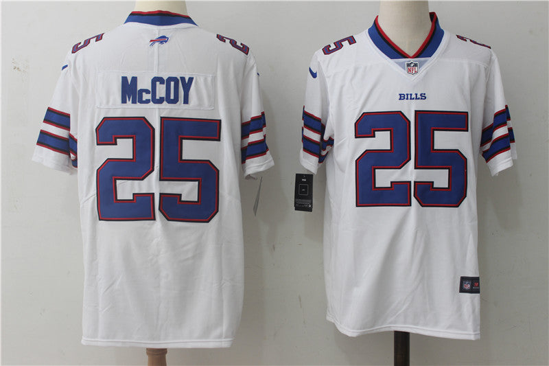 Men’s Buffalo Bills LeSean McCoy #25 White Jersey