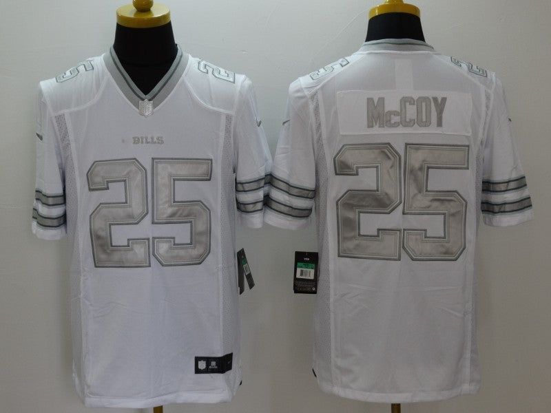 Men’s Buffalo Bills LeSean McCoy #25 White Jersey