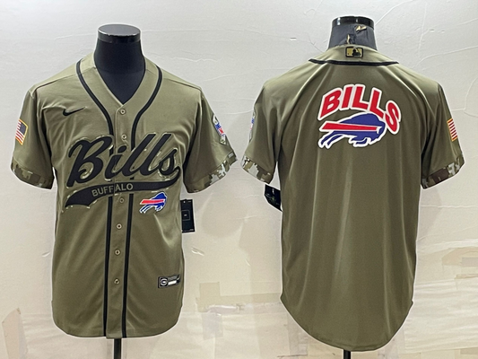 Men’s Buffalo Bills Olive 2022 Salute To Service Limited Jersey