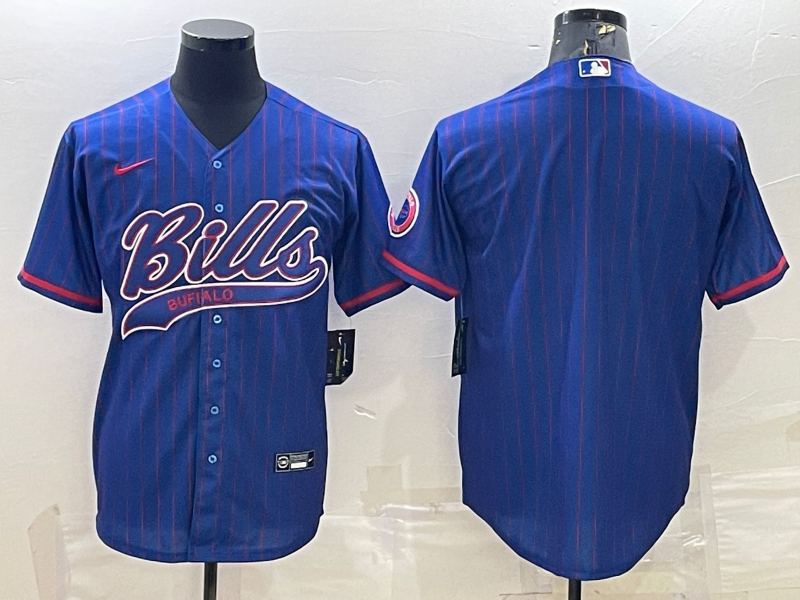 Men’s Buffalo Bills Royal Blank Jersey