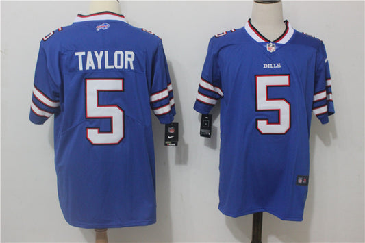 Men’s Buffalo Bills Tyrod Taylor #5 Blue Jersey