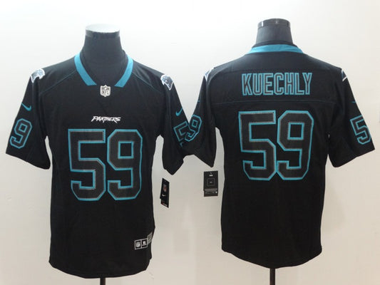 Men’s Carolina Panthers #59 Luke Kuechly Black Jersey