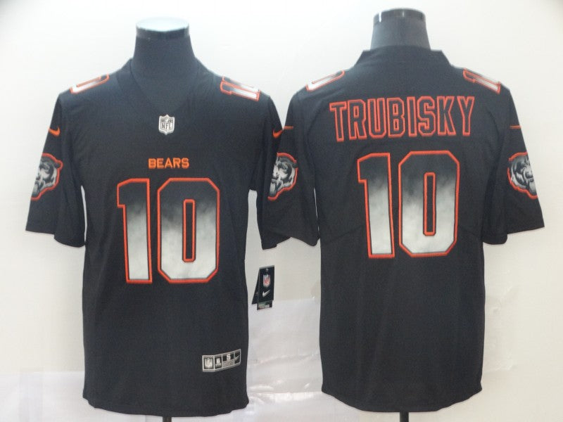 Men’s Chicago Bears #10 Mitch Trubisky Black Jersey