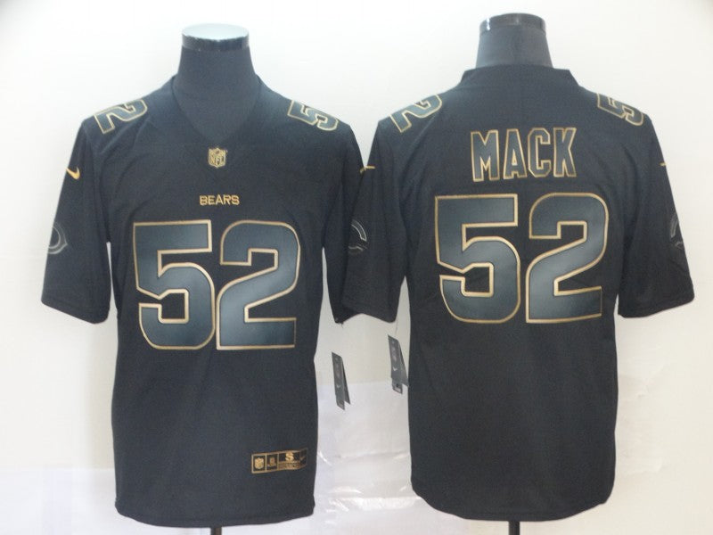 Men’s Chicago Bears #52 Khalil Mack Black Alternate Jersey